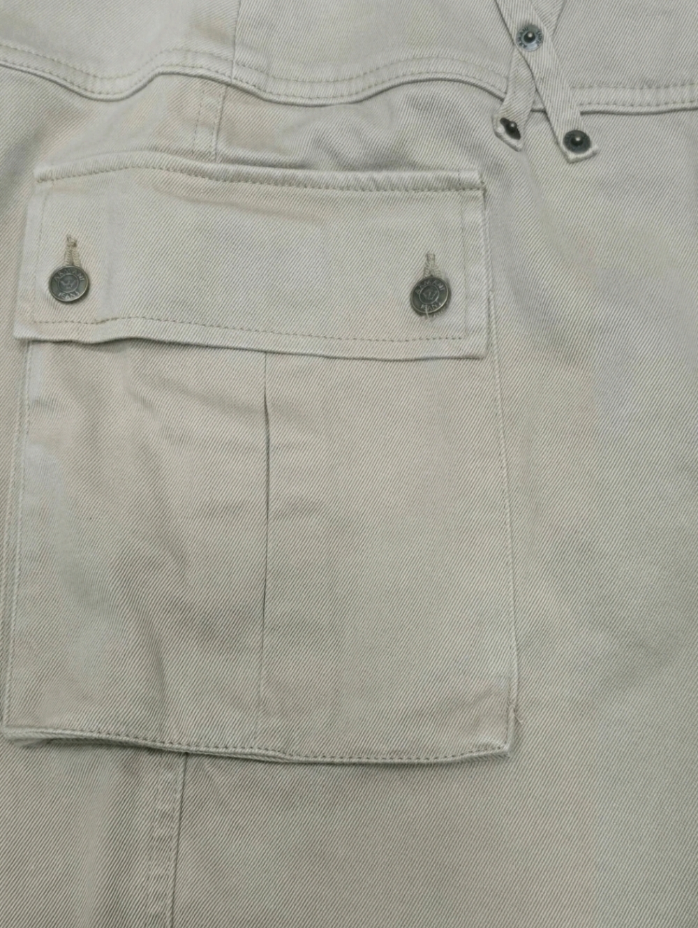 Armani Jeans Khaki Denim Mini‎ Skirt Comfort Fit Size 8 - Picture 5 of 13
